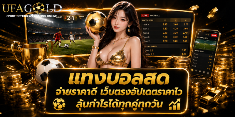 แทงบอลสด จ่ายราคาดี