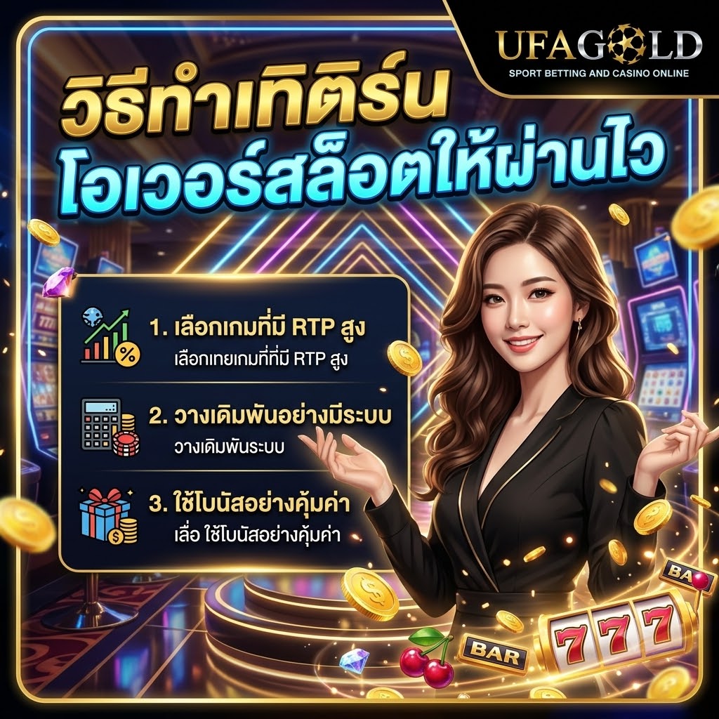 วิธีทำเทิร์นโอเวอร์สล็อตให้ผ่านไว